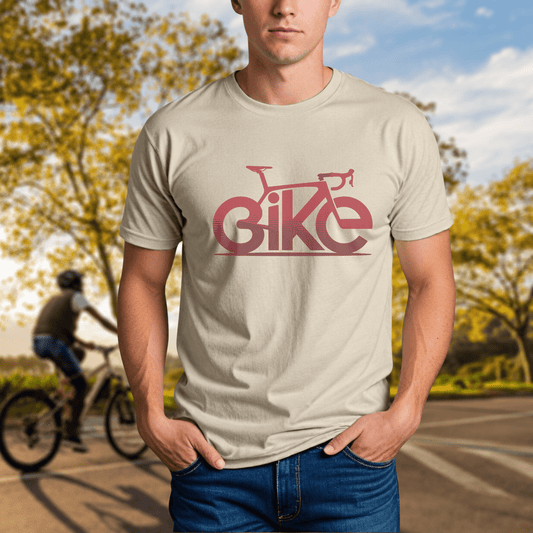 Bike Typography Art Tee - Chainline Collective