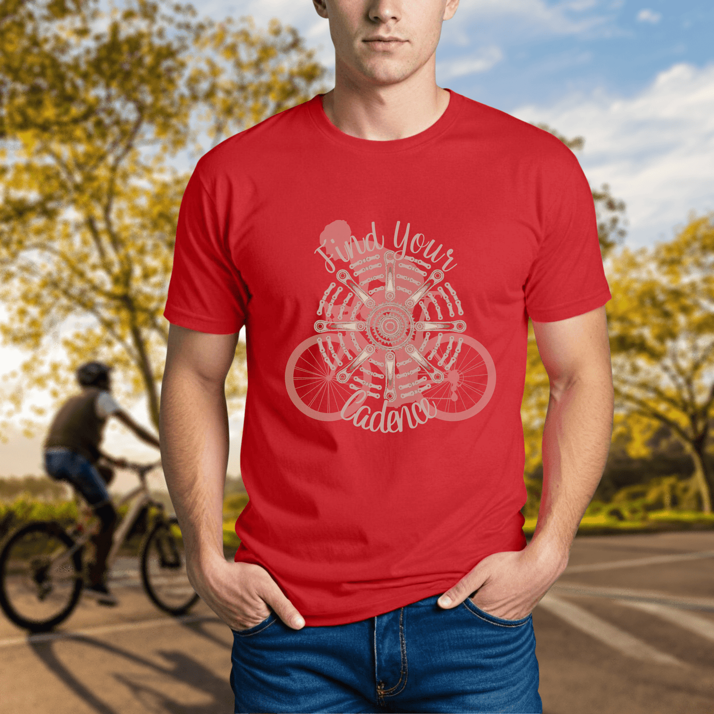 Find Your Cadence Mandala Tee - Chainline Collective
