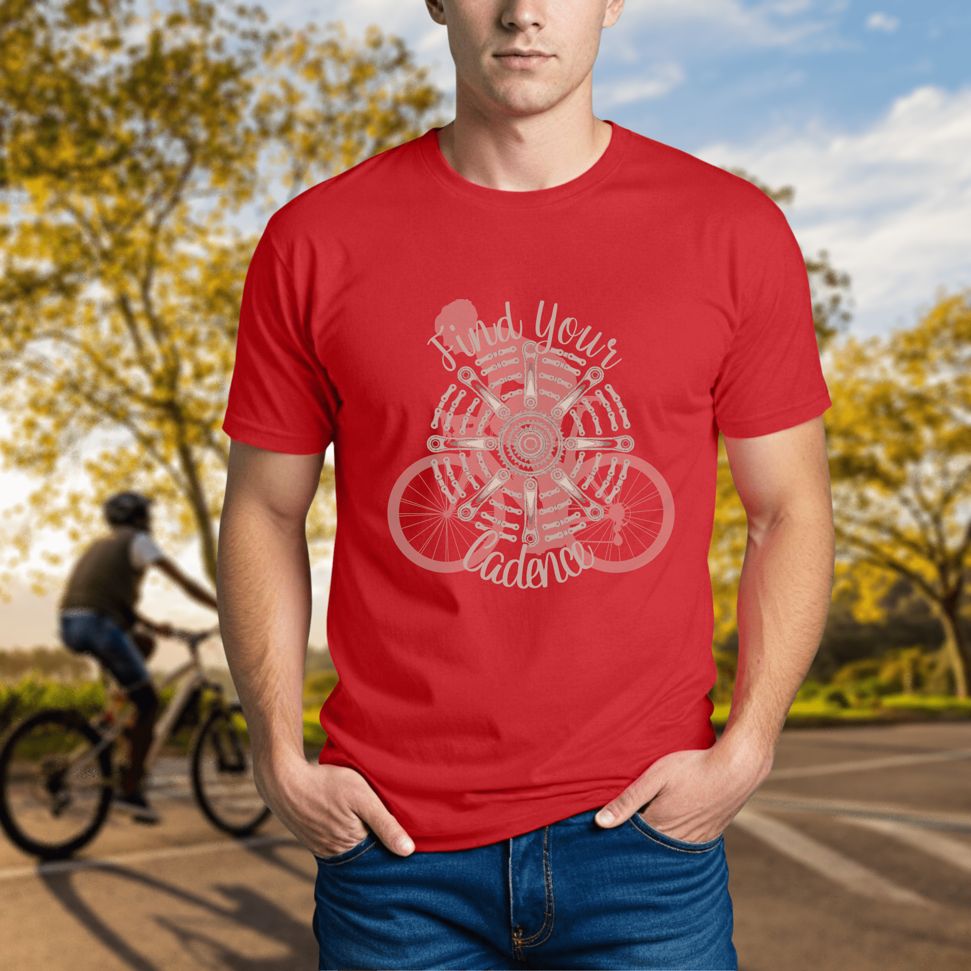 Find Your Cadence Mandala Tee - Chainline Collective