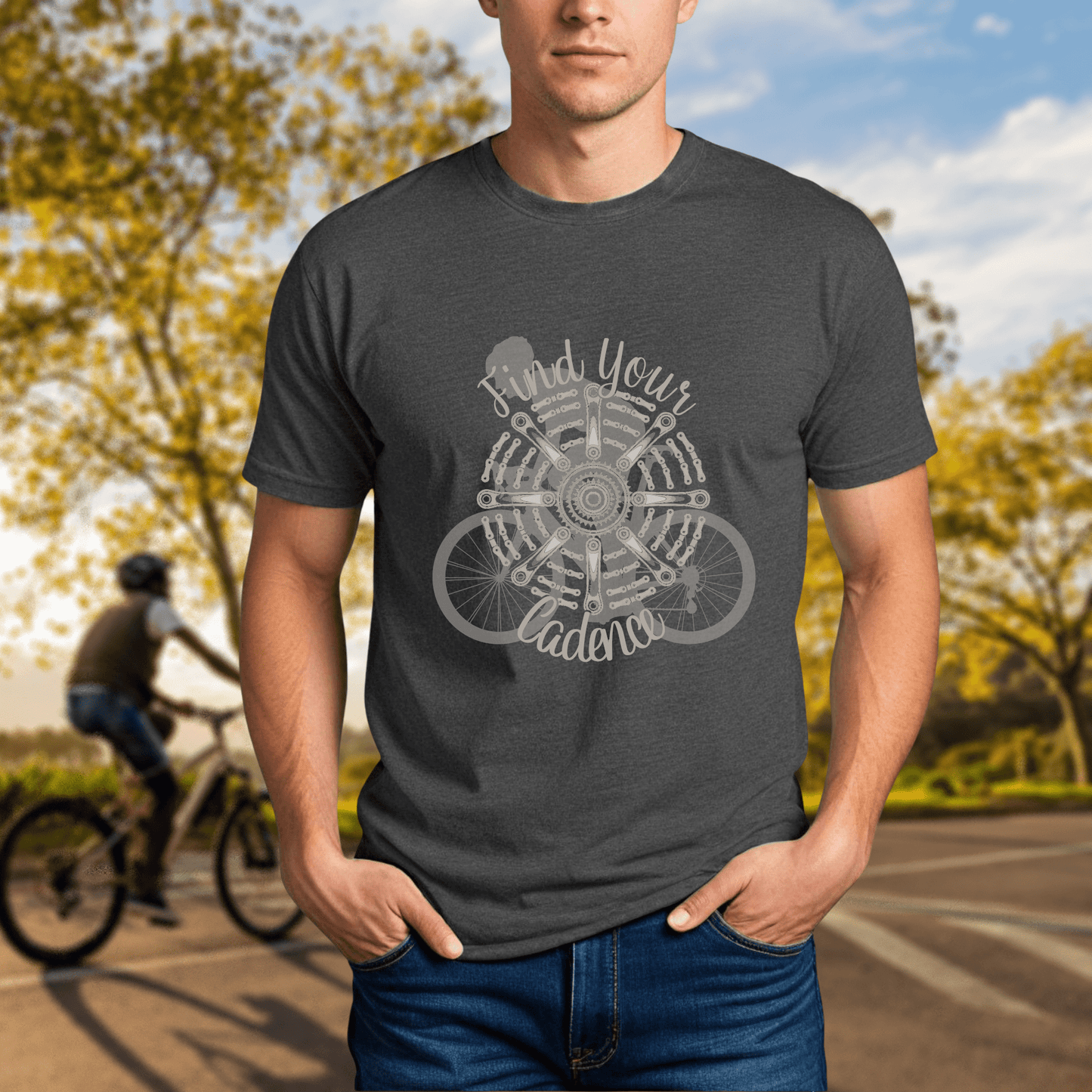 Find Your Cadence Mandala Tee - Chainline Collective