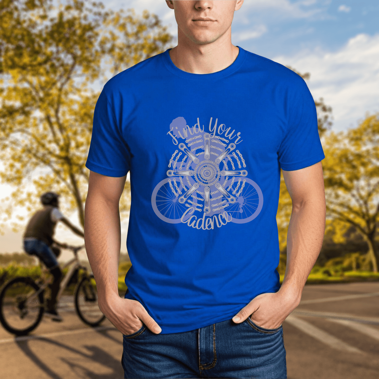Find Your Cadence Mandala Tee - Chainline Collective