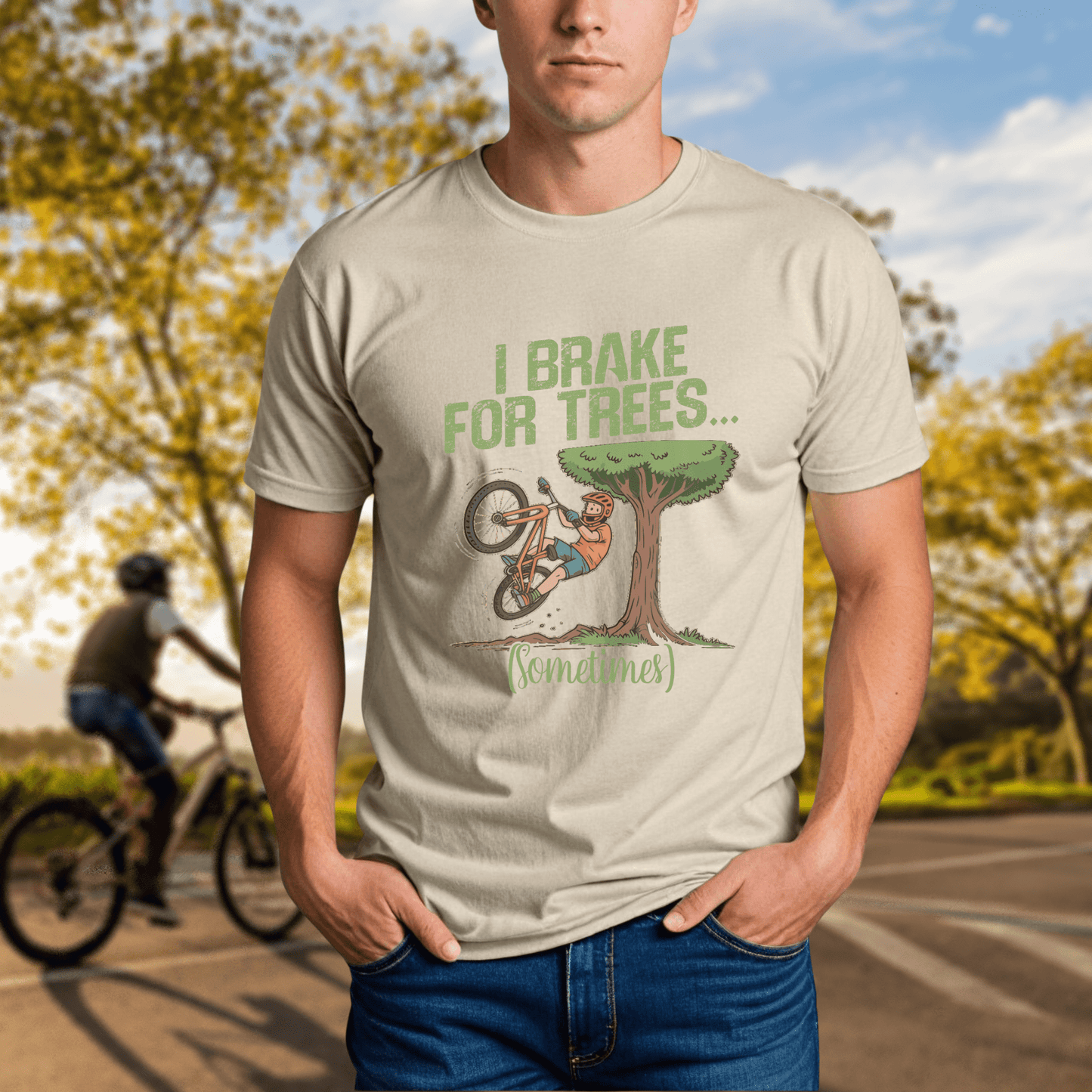 I Brake For Trees... Sometimes Tee - Chainline Collective