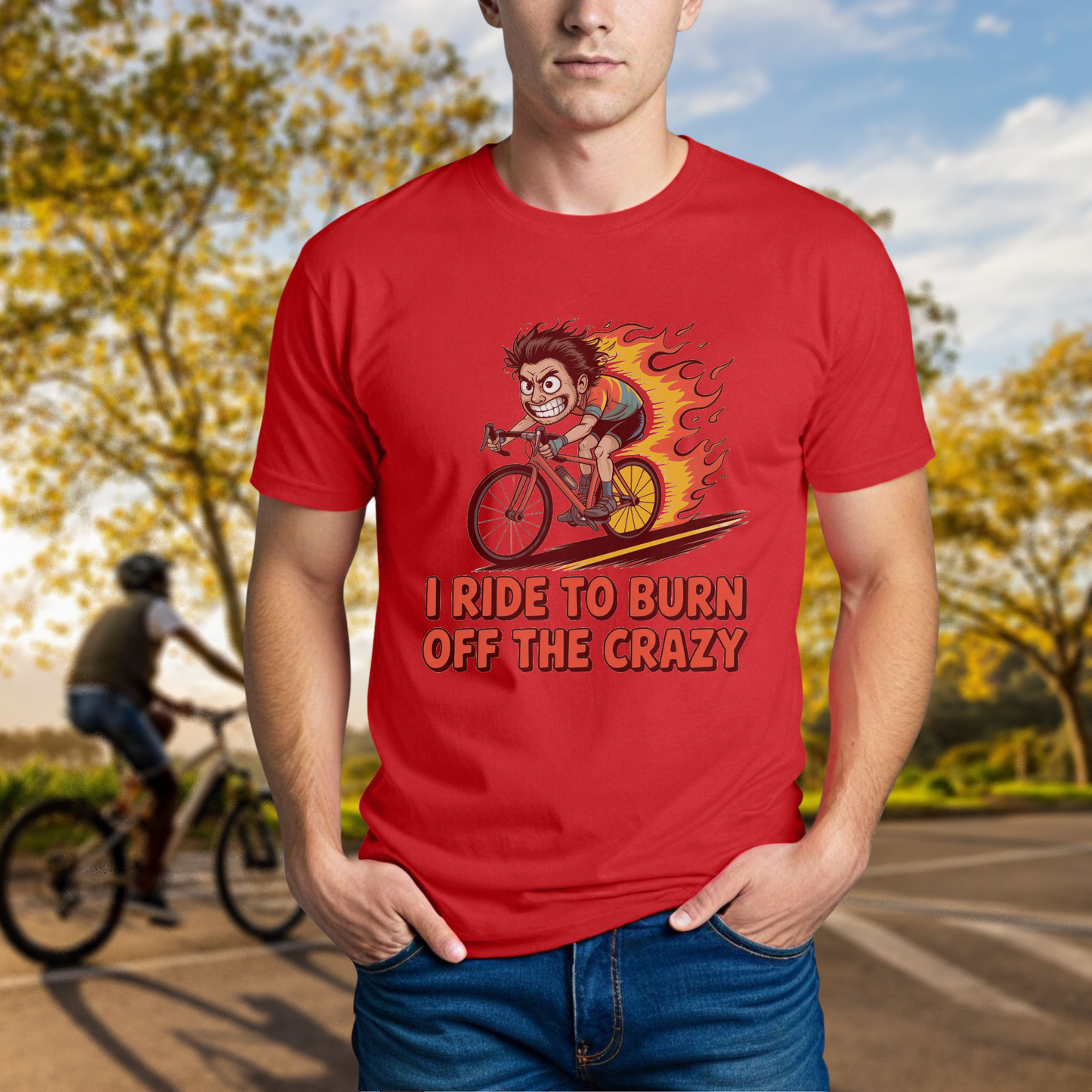 I Ride to Burn Off the Crazy Tee - Chainline Collective