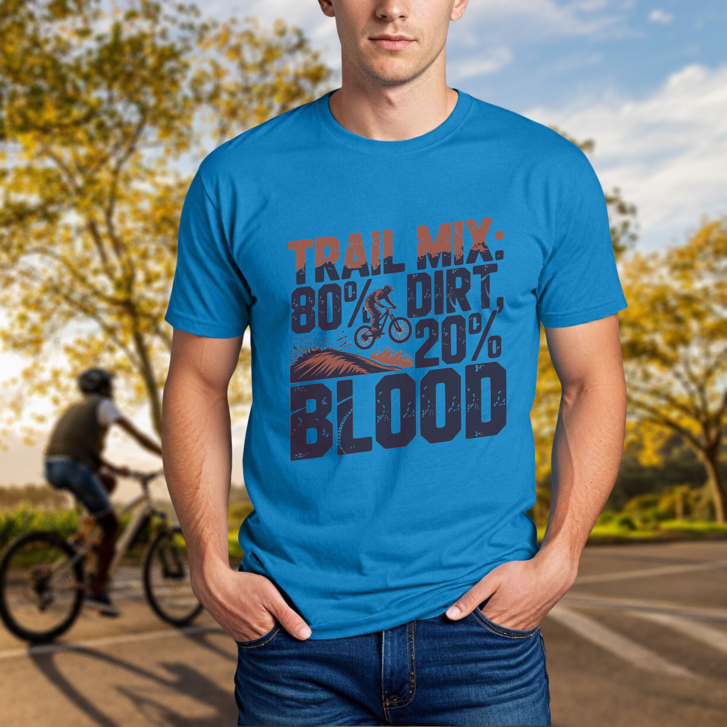 Trail Mix: 80% Dirt, 20% Blood Tee - Chainline Collective