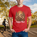 "My Happy Place" Sunlit Forest Mountain Bike Tee - Chainline Collective