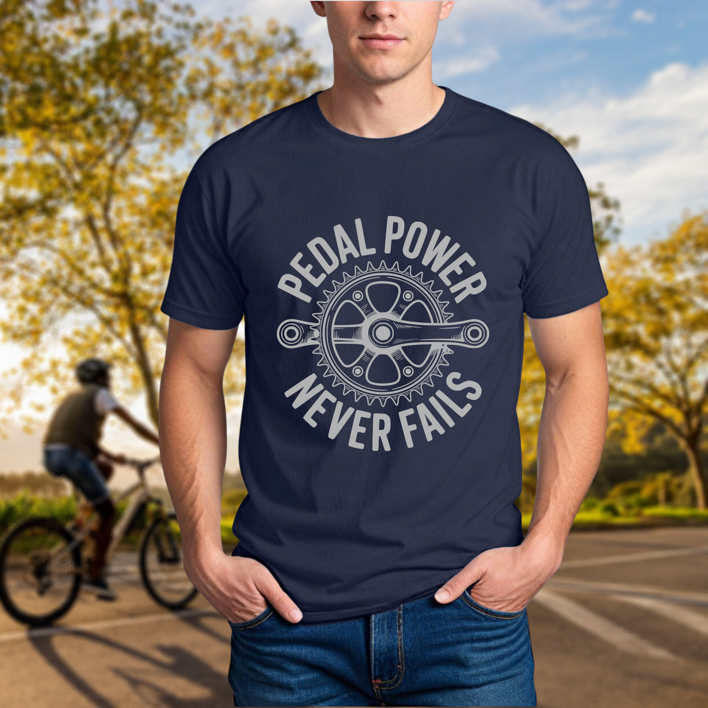 Pedal Power Never Fails Tee