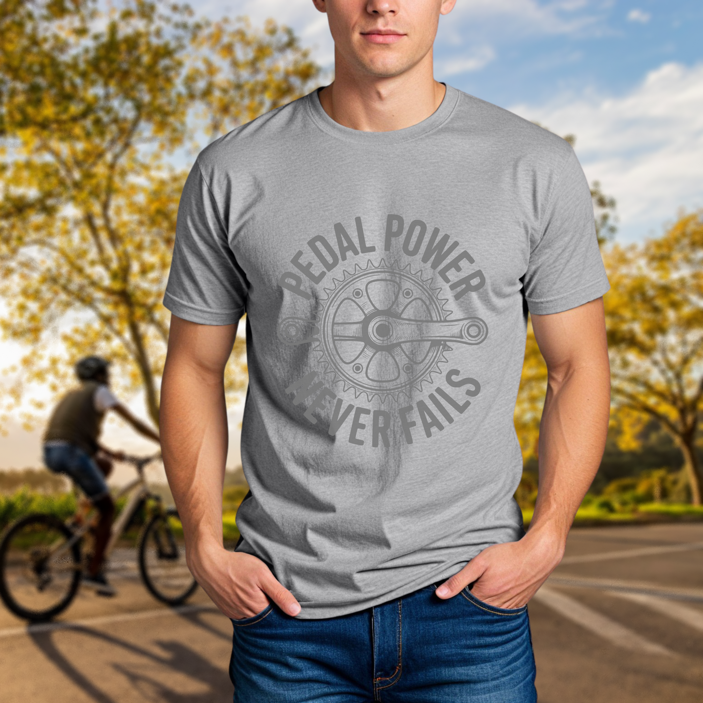 Pedal Power Never Fails Tee