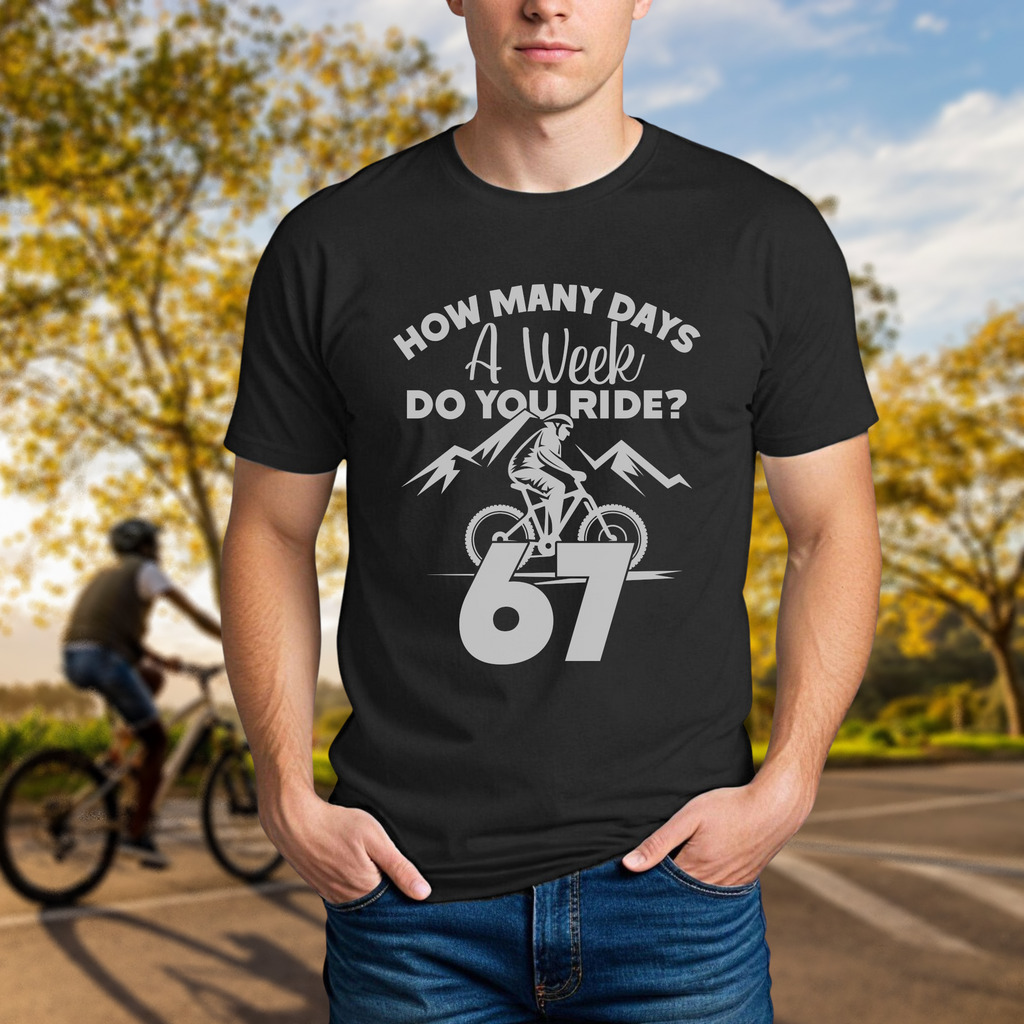 "How Many Days a Week do You Ride?" Tee - Chainline Collective