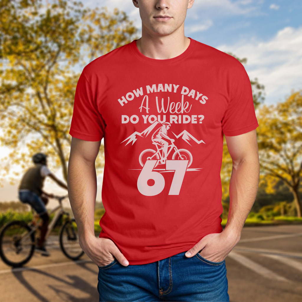 "How Many Days a Week do You Ride?" Tee - Chainline Collective