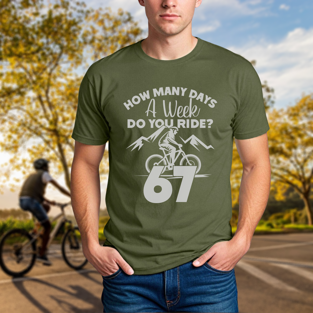 "How Many Days a Week do You Ride?" Tee - Chainline Collective