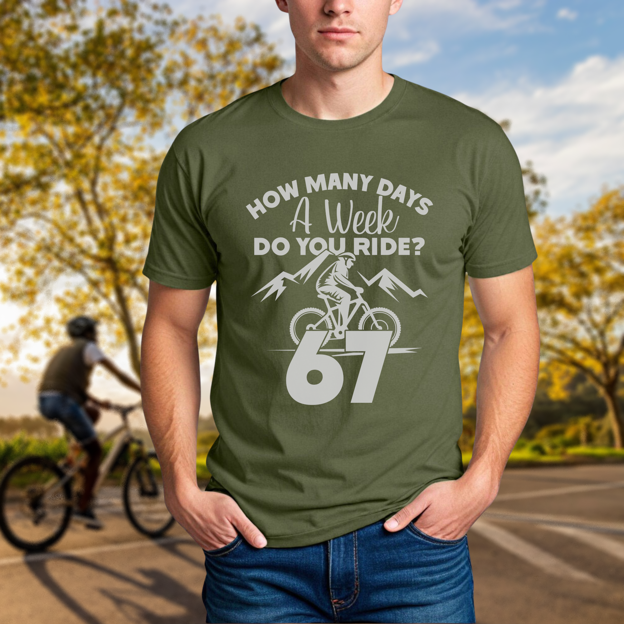 "How Many Days a Week do You Ride?" Tee - Chainline Collective