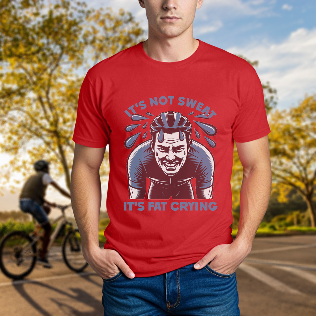 "It's Not Sweat, It's Fat Crying" Tee - Chainline Collective