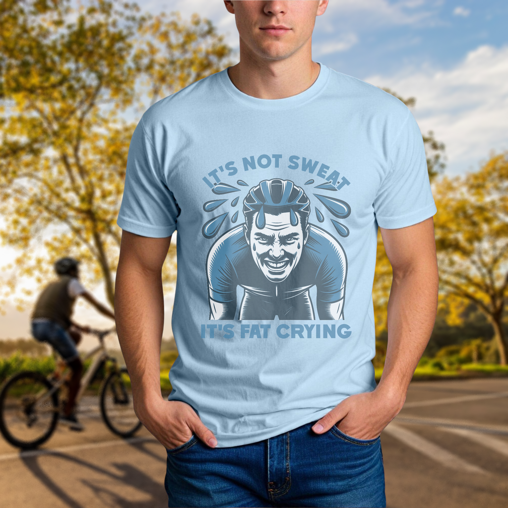 "It's Not Sweat, It's Fat Crying" Tee - Chainline Collective
