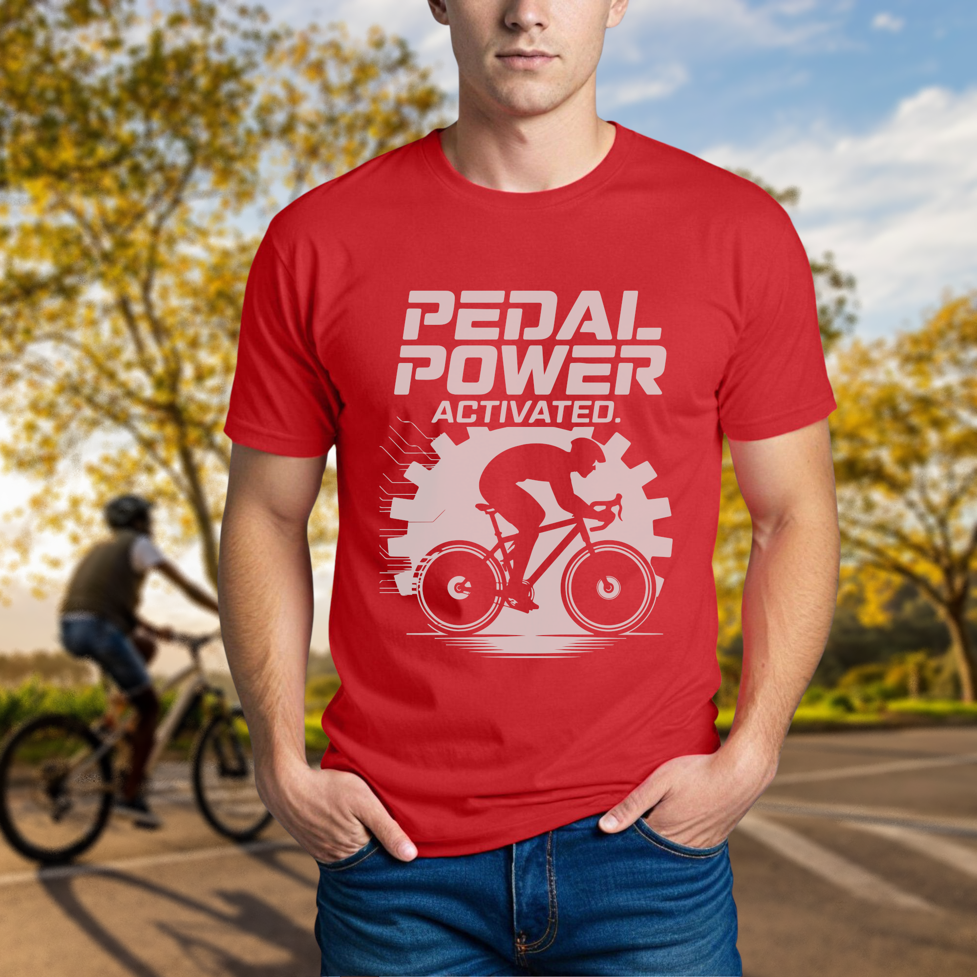 Pedal Power Activated Tee - Chainline Collective