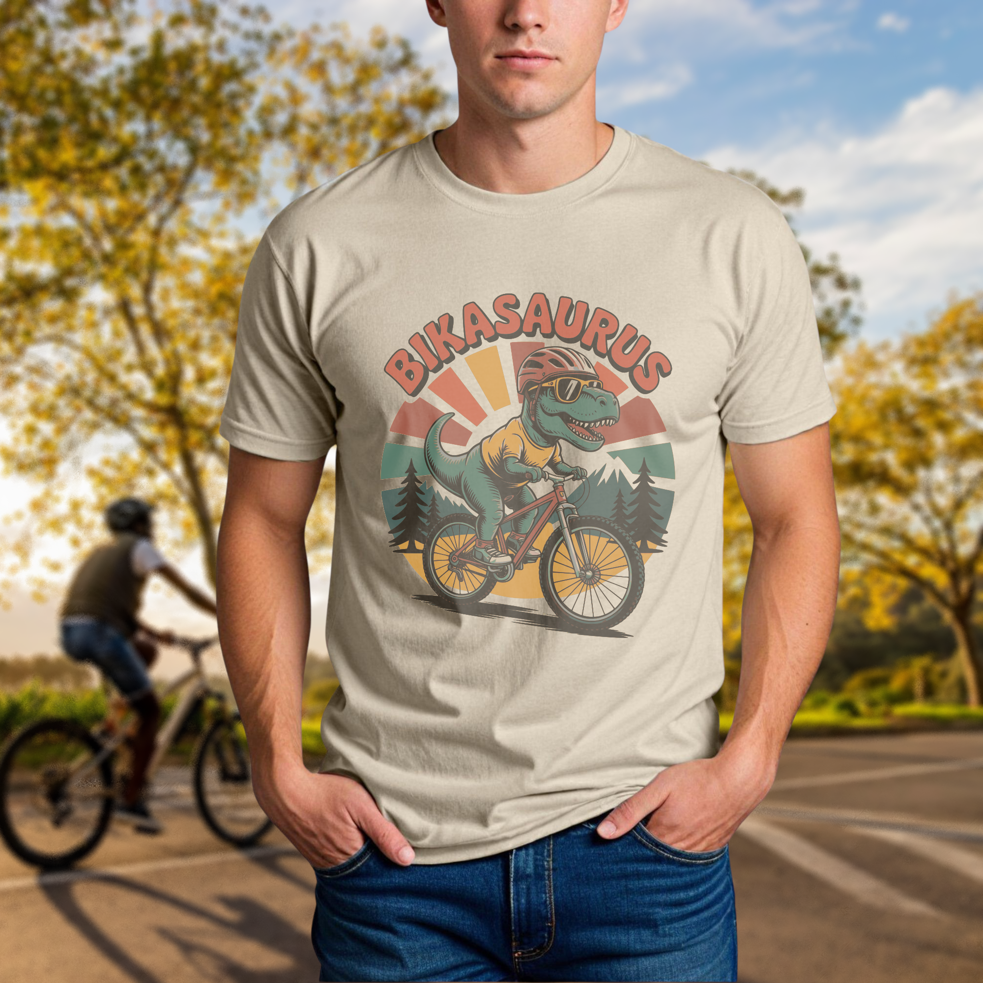 Bikasaurus Tee - Chainline Collective