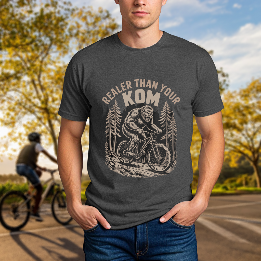 Realer Than Your KOM' Bigfoot Mountain Bike Tee - Chainline Collective