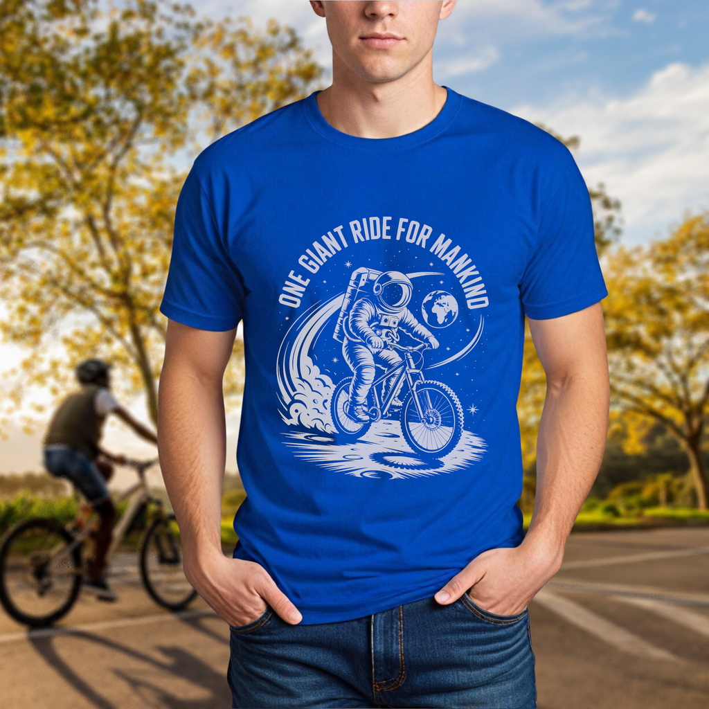 "One Giant Ride for Mankind" Tee - Chainline Collective