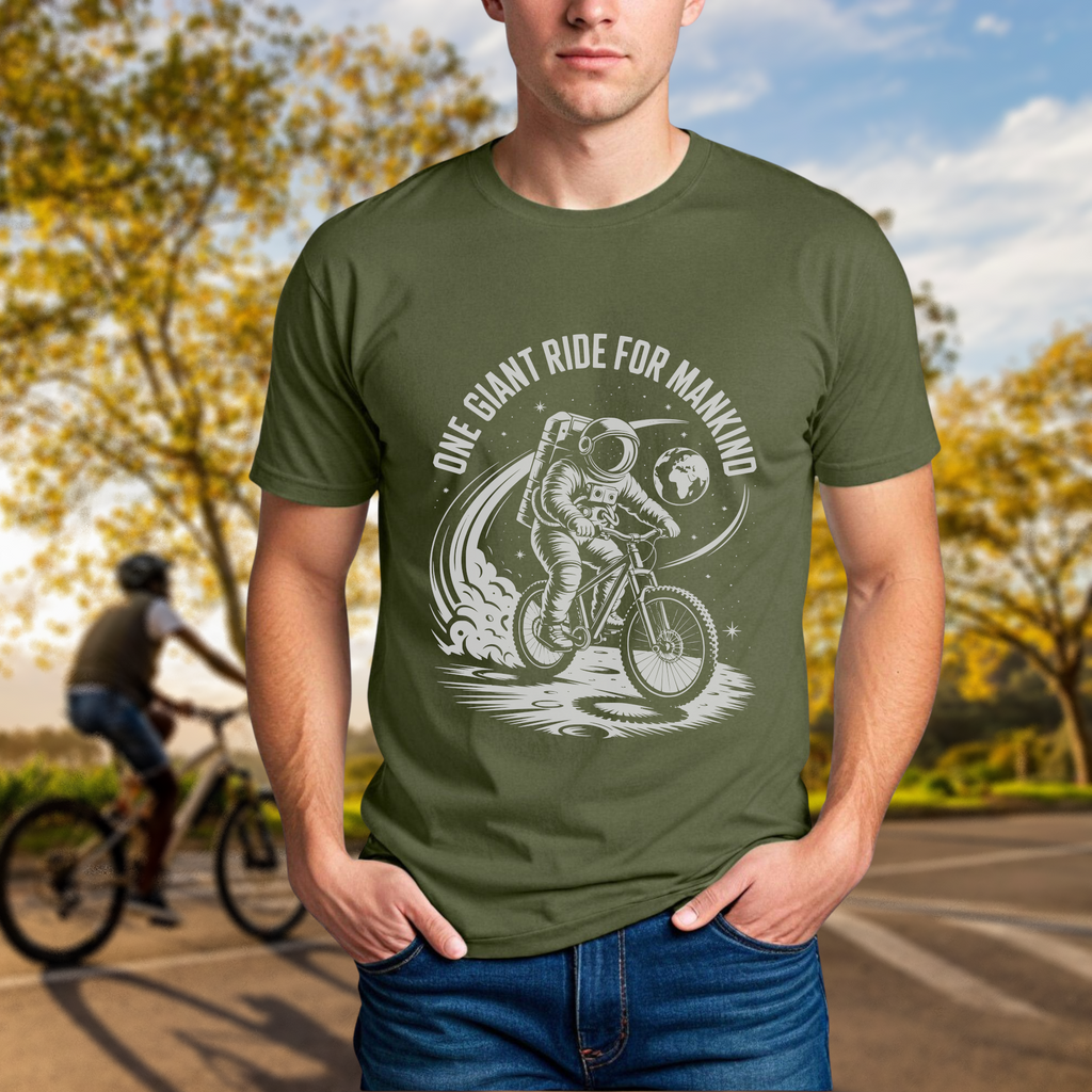 "One Giant Ride for Mankind" Tee - Chainline Collective
