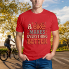 A Bike Makes Everything Better Tee - Chainline Collective