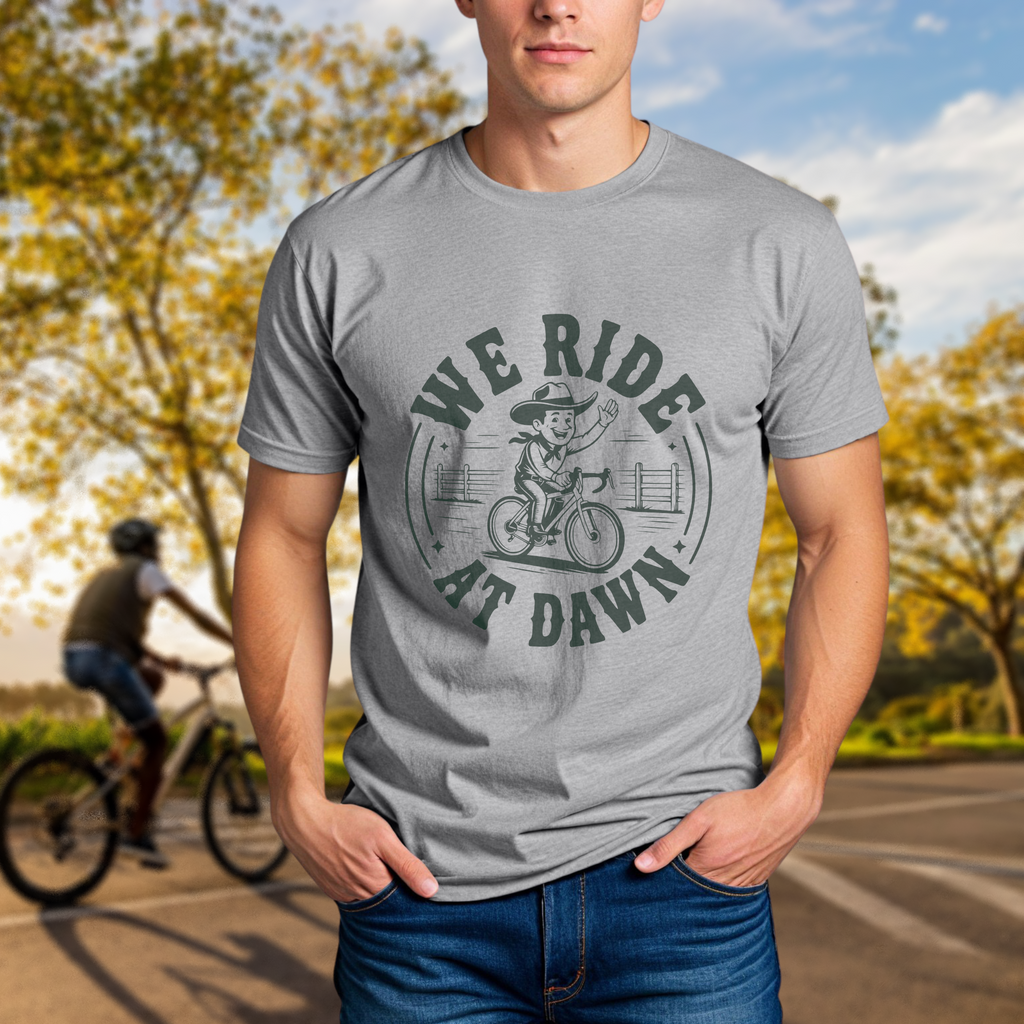"We Ride At Dawn" Tee - Chainline Collective