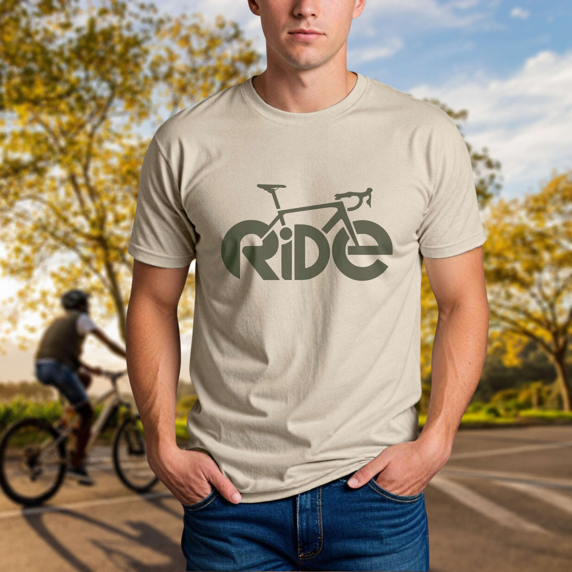 "Ride" Typography Art Tee - Chainline Collective