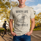 "When Life Throws You a Curve, Lean Into It" Tee - Chainline Collective