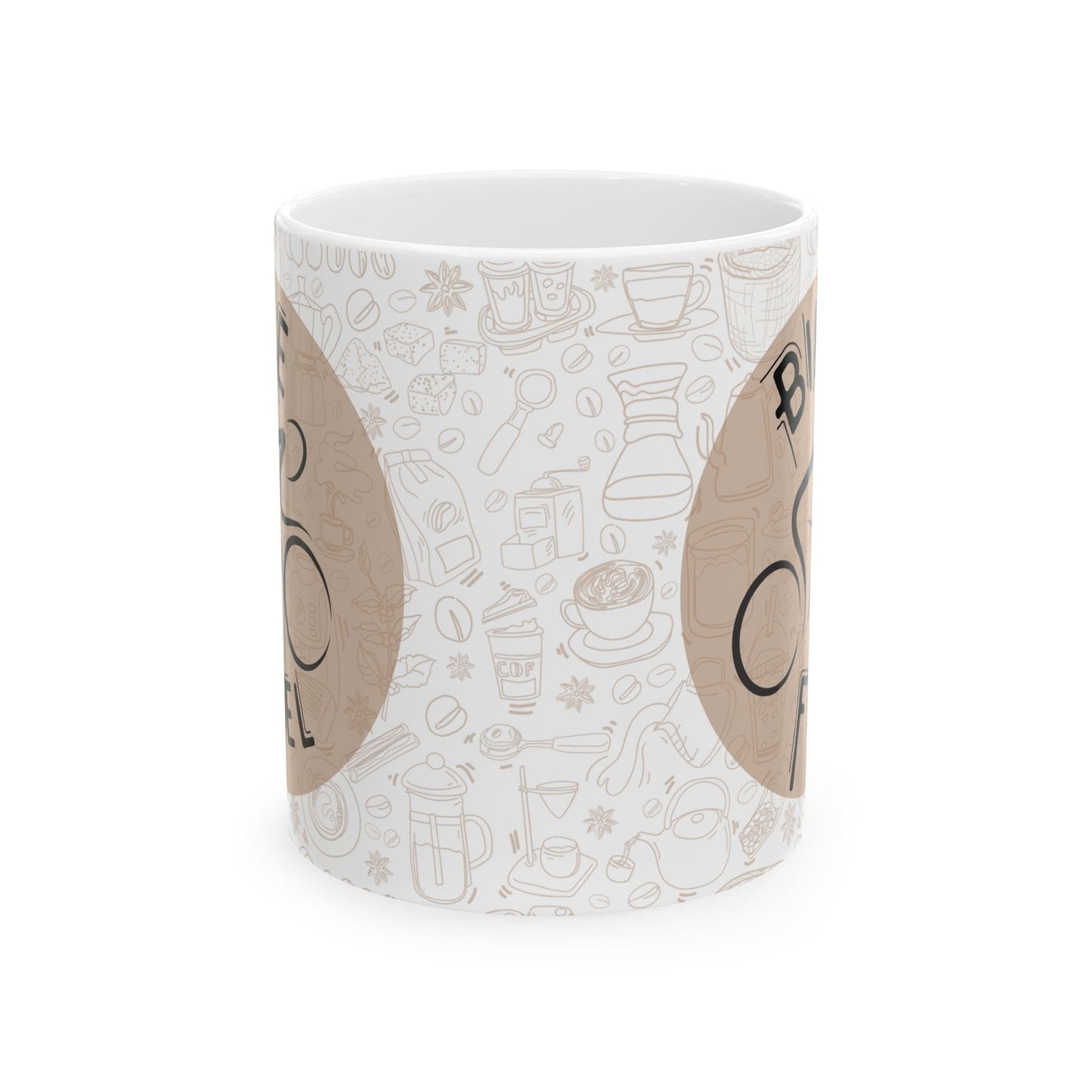 "Bike Fuel" coffee mug - Fuel Your Ride! - Chainline Collective