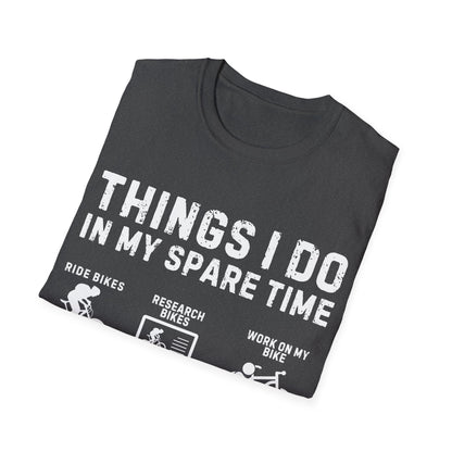"Things I Do In My Spare Time" Mountain Biker Lifestyle T-Shirt