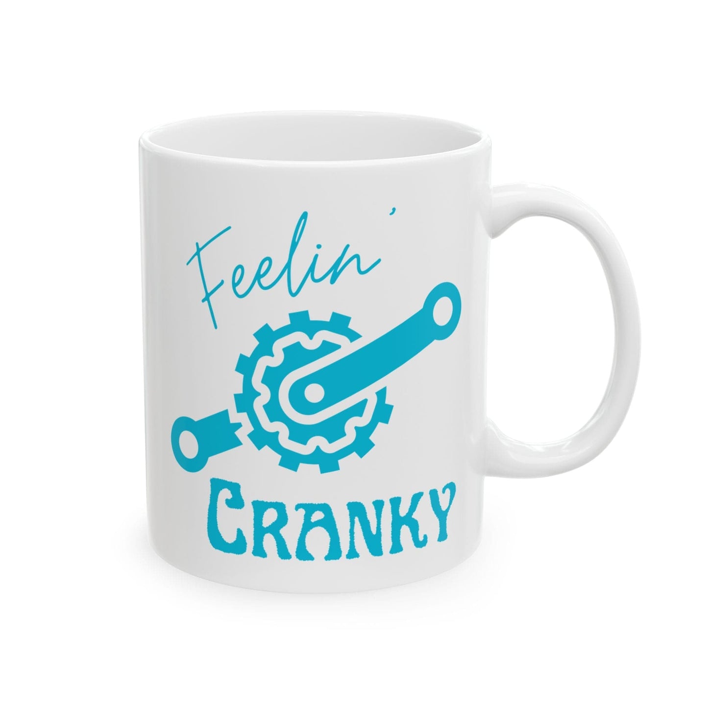 "Feelin' Cranky" Cyclist Coffee Mug - Chainline Collective