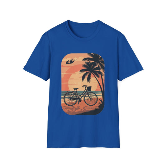 Bicycle on the Beach at Sunset