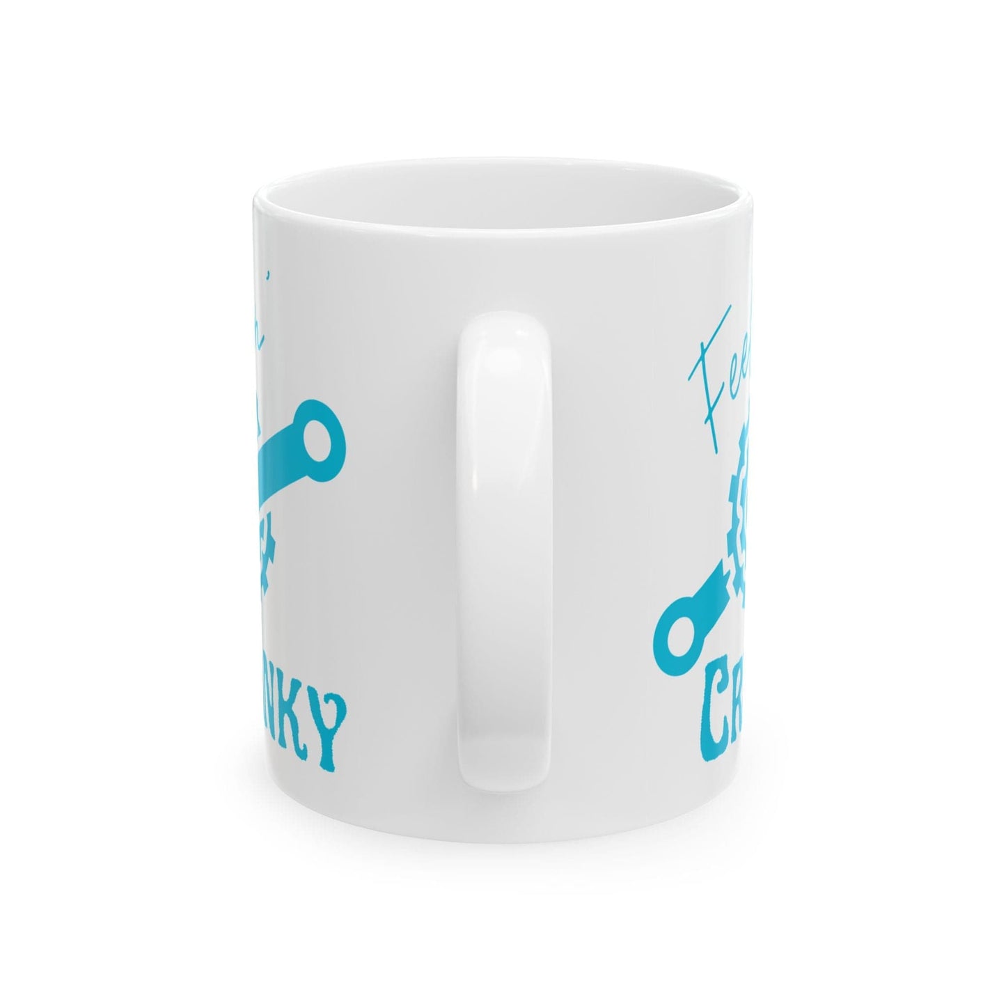 "Feelin' Cranky" Cyclist Coffee Mug - Chainline Collective