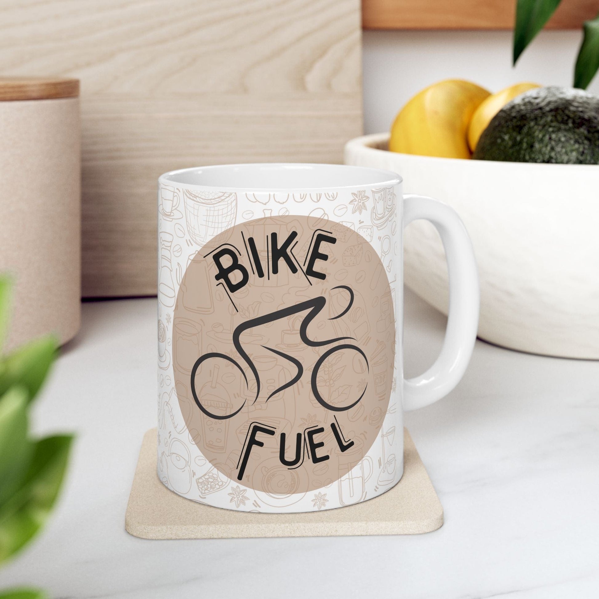 "Bike Fuel" coffee mug - Fuel Your Ride! - Chainline Collective