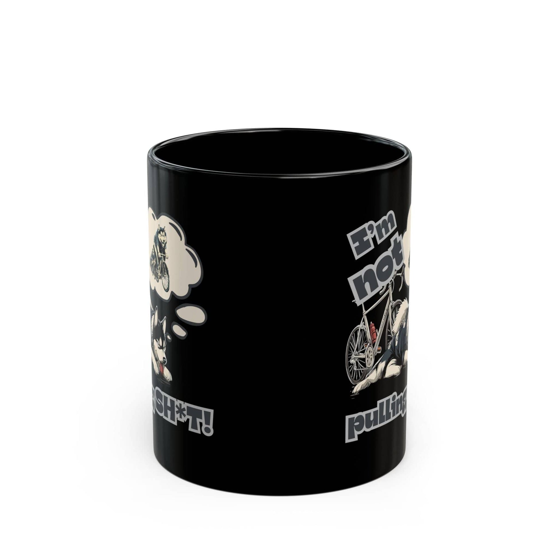 "I'm Not Pulling" Husky Cyclist Mug - Chainline Collective