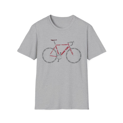 Road Bike Anatomy T-Shirt