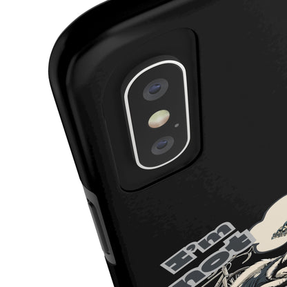 "I'm Not Pulling" Husky Cyclist Phone Case
