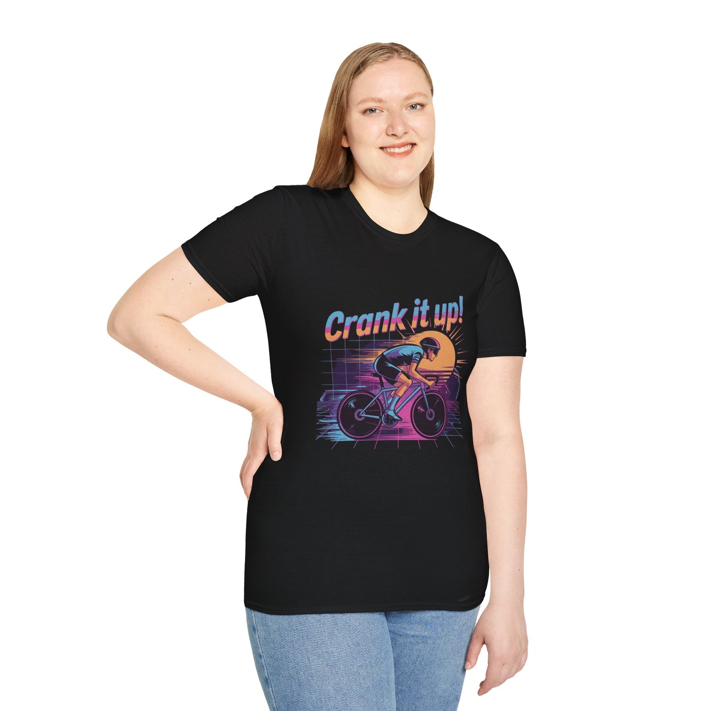 "Crank It Up" Retro Synthwave Tee