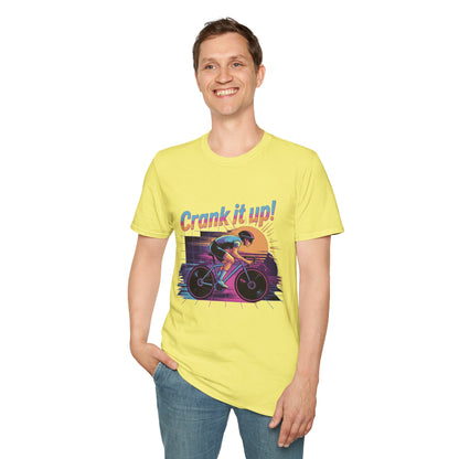 "Crank It Up" Retro Synthwave Tee