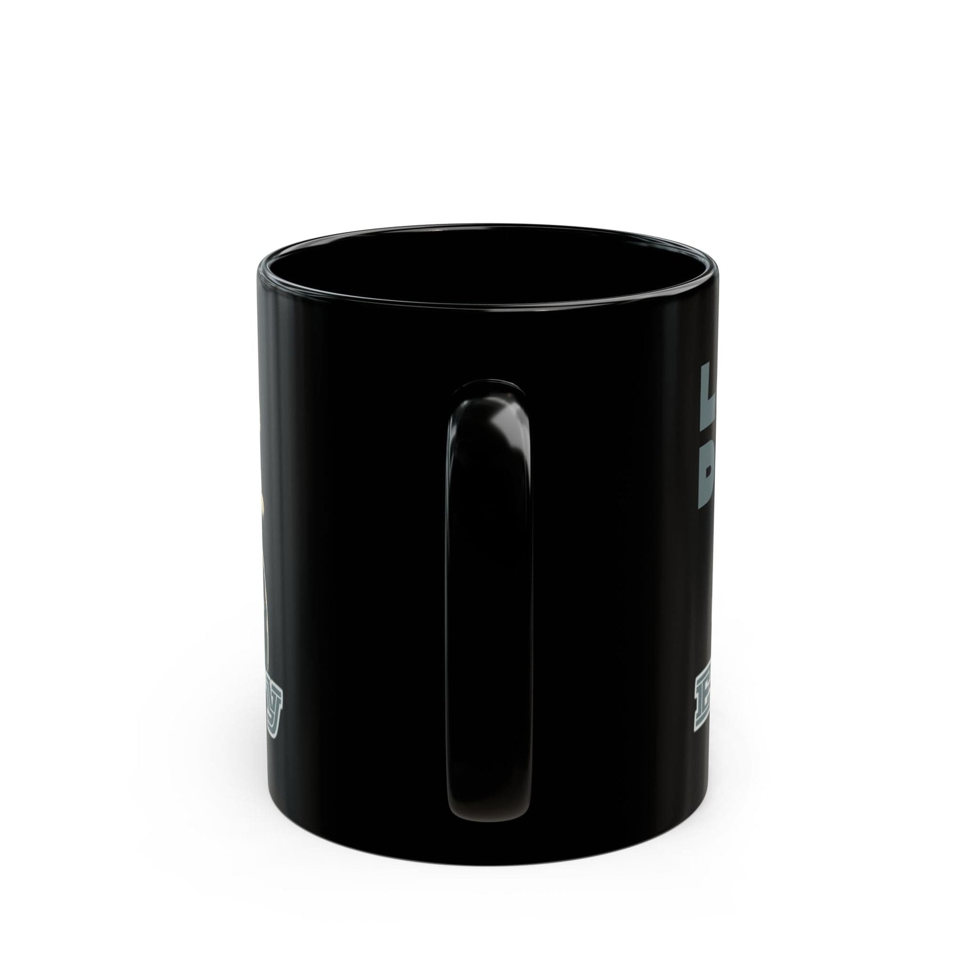 "Lead Dog Energy" Black Ceramic Cyclist Mug - Chainline Collective