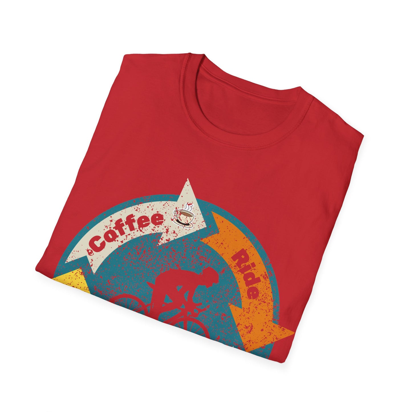Cyclist Life Cycle T-Shirt | Coffee Ride Beer Repeat | Funny Cycling Gift