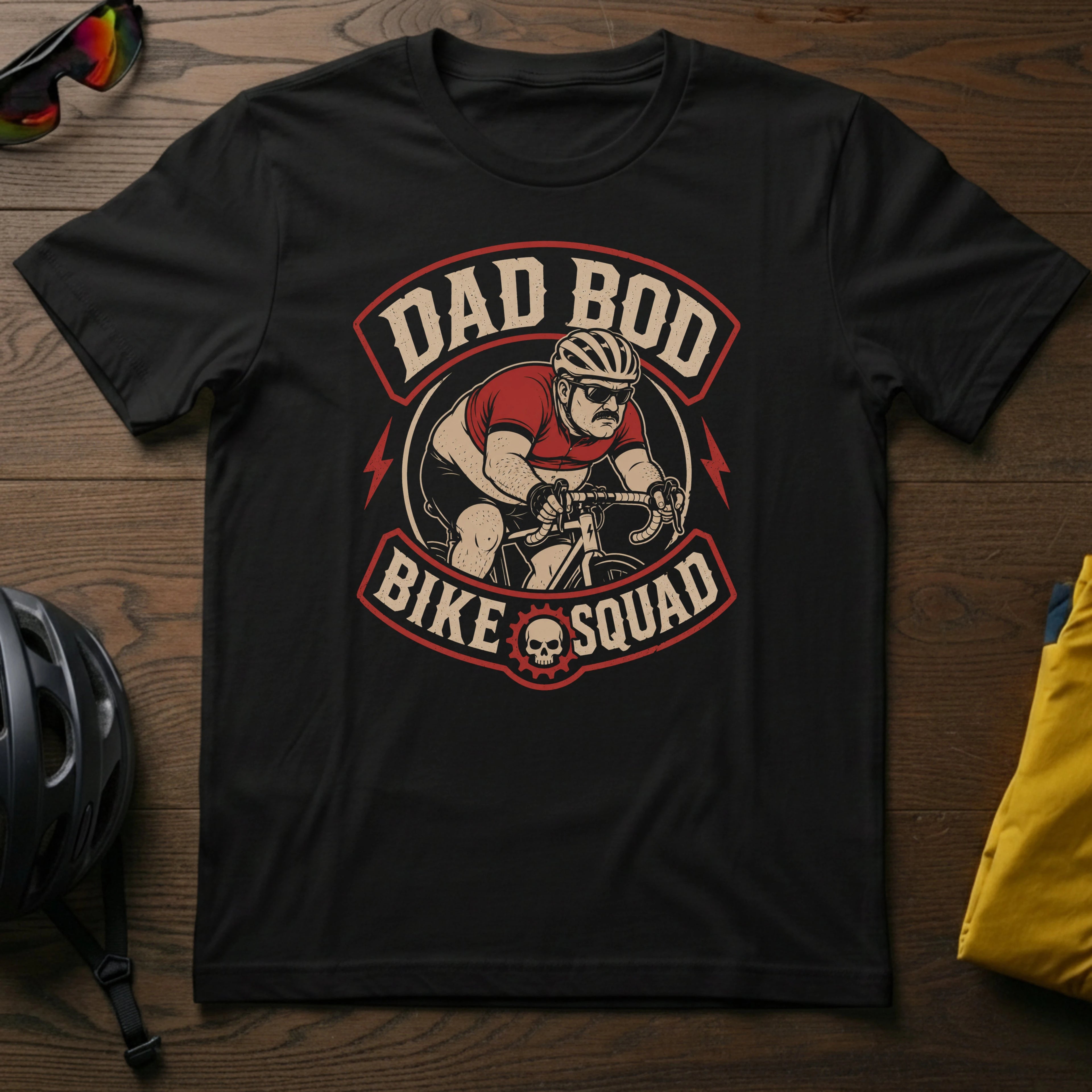 Dad Bod Bike Squad Tee