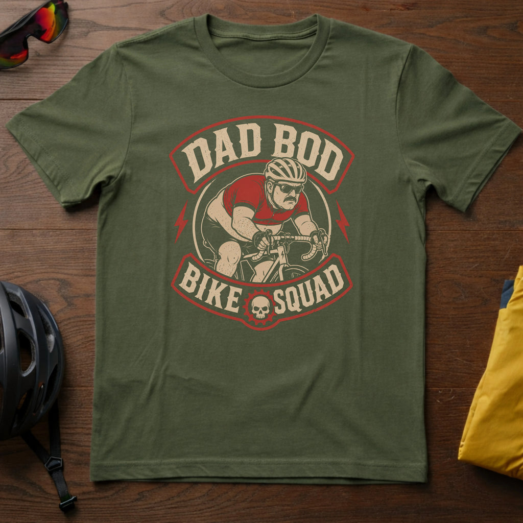 Dad Bod Bike Squad Tee
