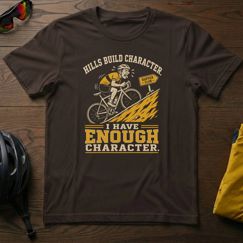 Hills Build Character. I Have Enough Character Tee