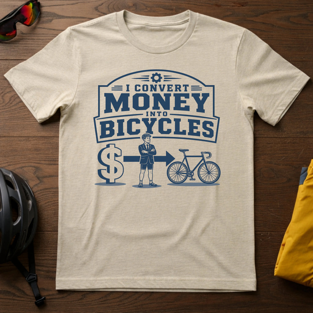 I Convert Money Into Bicycles Tee