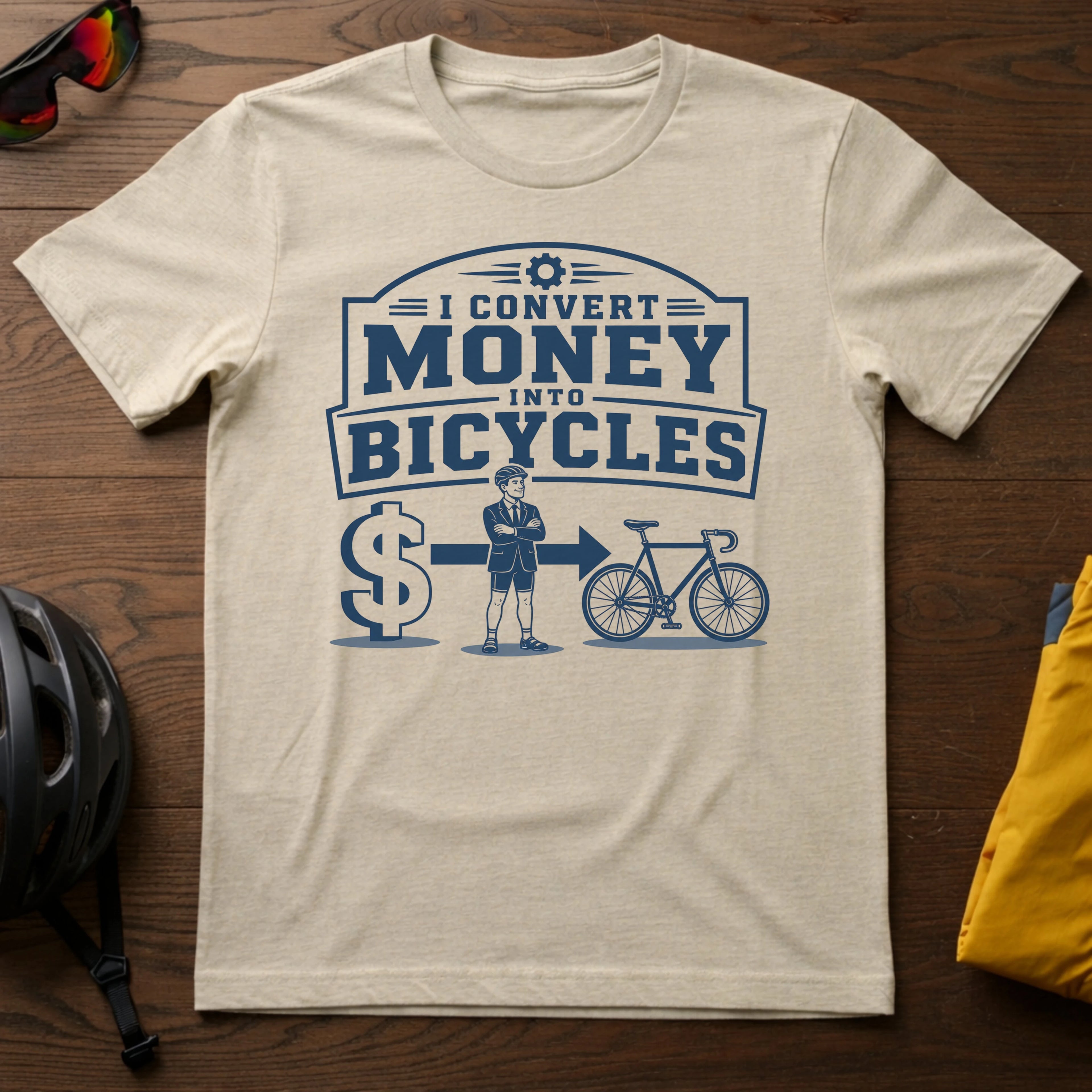 I Convert Money Into Bicycles Tee