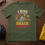 I Ride to Offset My Snack Habits Tee