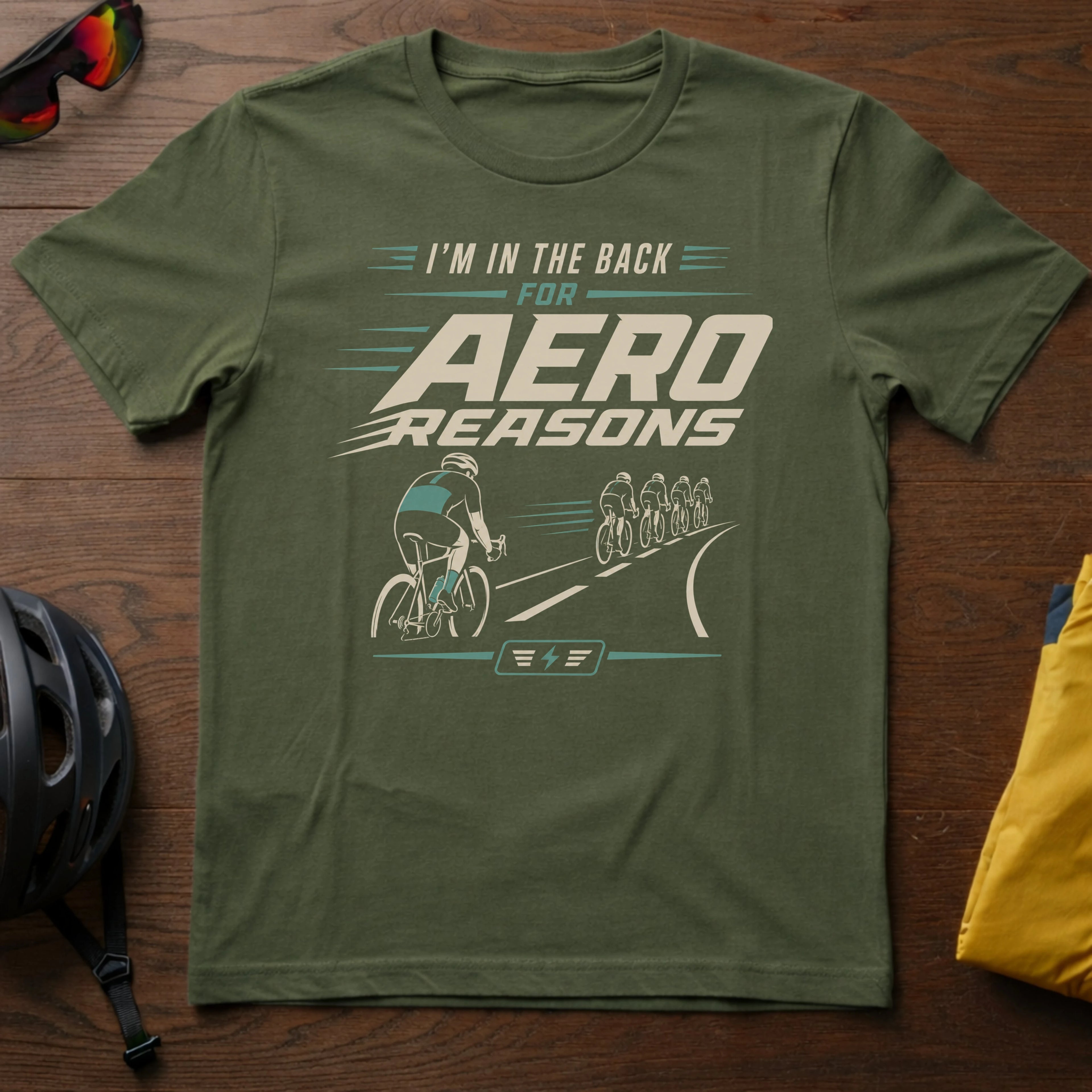 I'm in the Back for Aero Reasons Tee