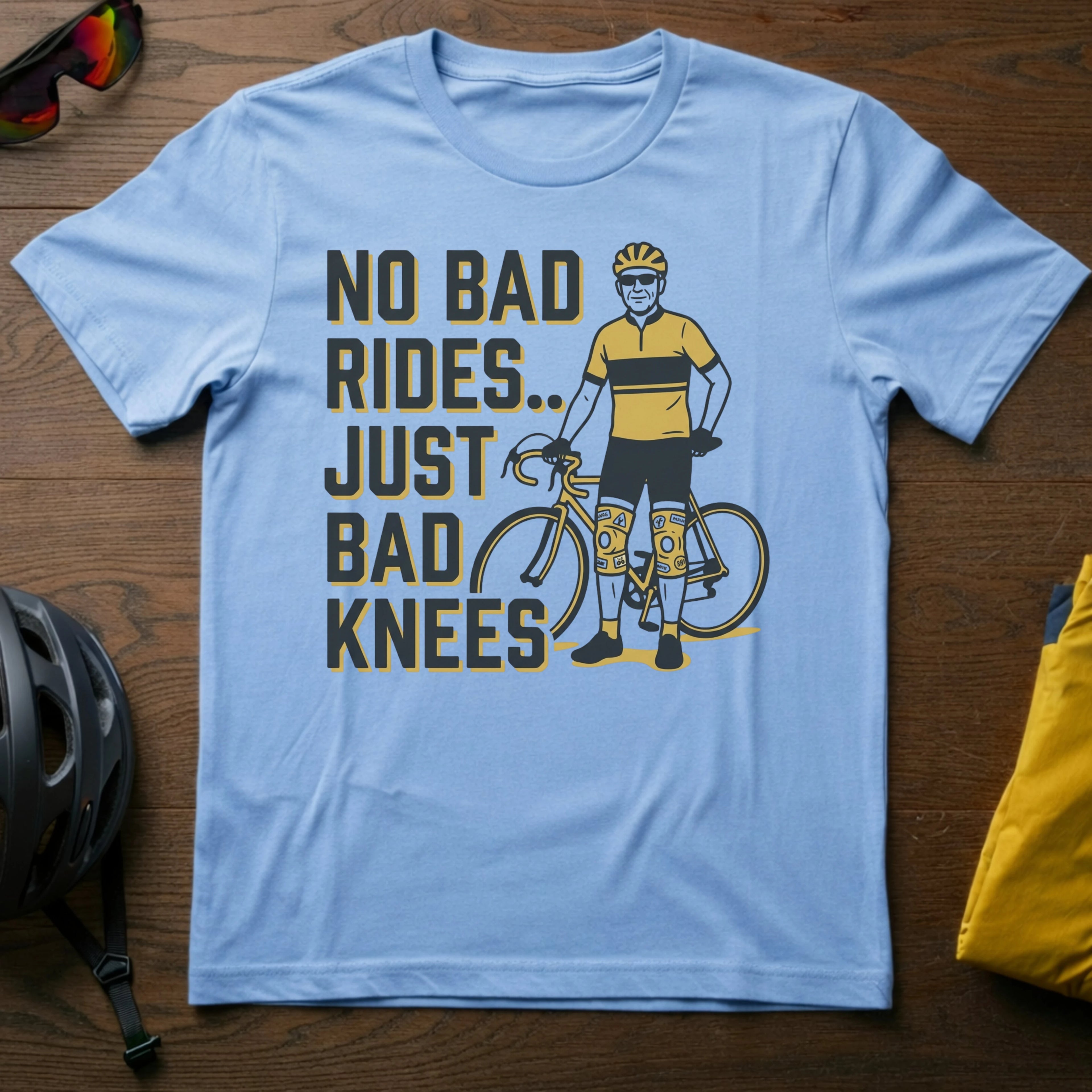 No Bad Rides. Just Bad Knees Tee