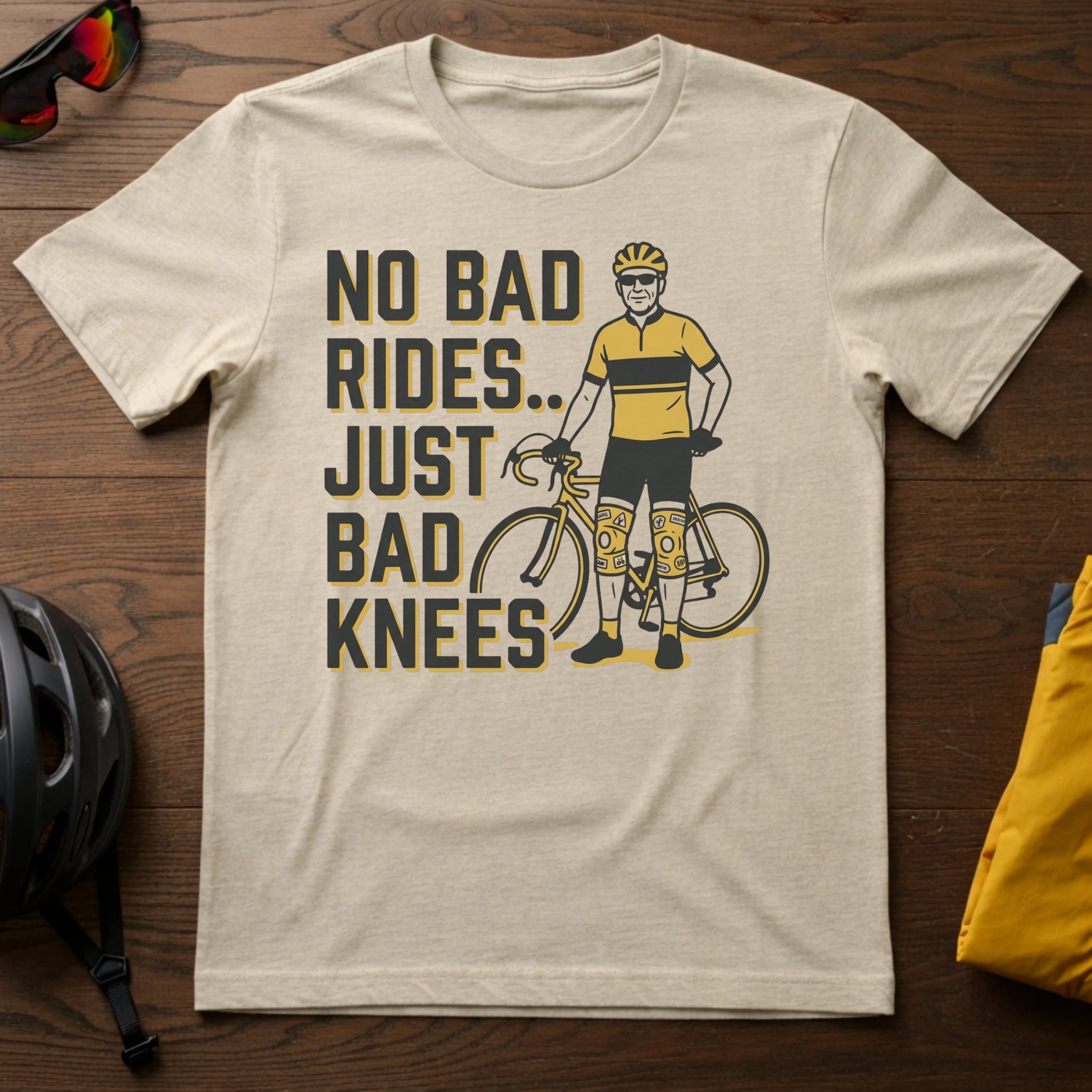 No Bad Rides. Just Bad Knees Tee
