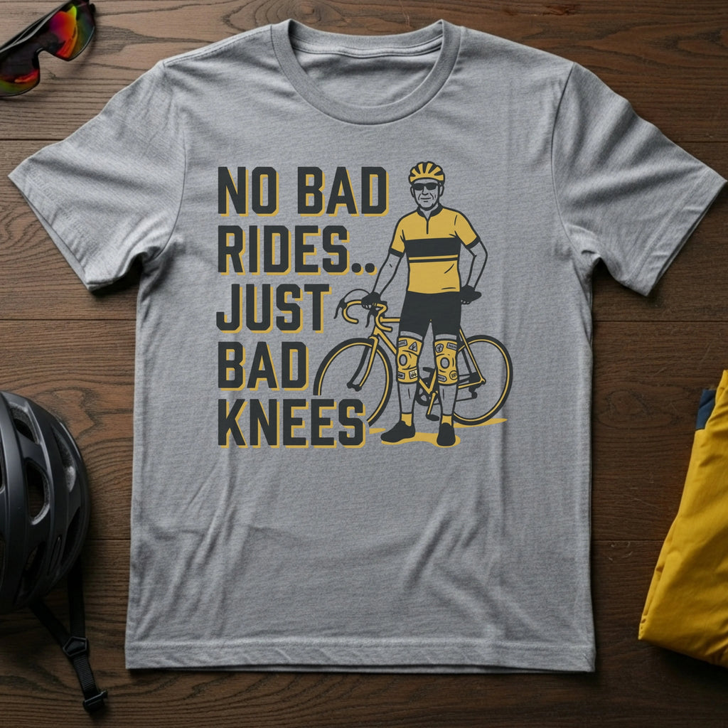 No Bad Rides. Just Bad Knees Tee