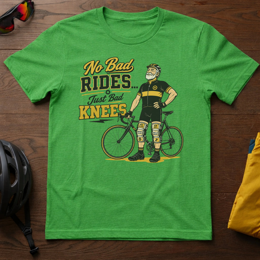 No Bad Rides, Just Bad Knees Tee